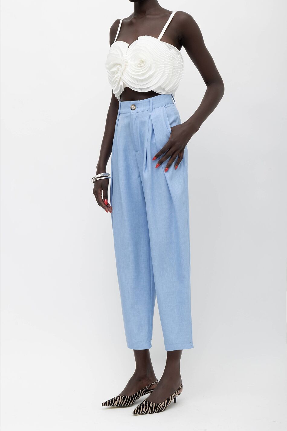 NULU PLEATED PANTS