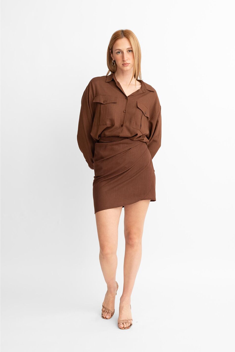 LINEN SHIRT WITH POCKETS