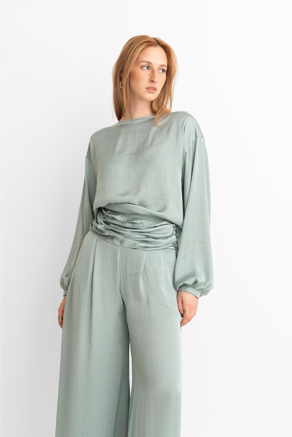 SATIN LONGSLEEVE TOP