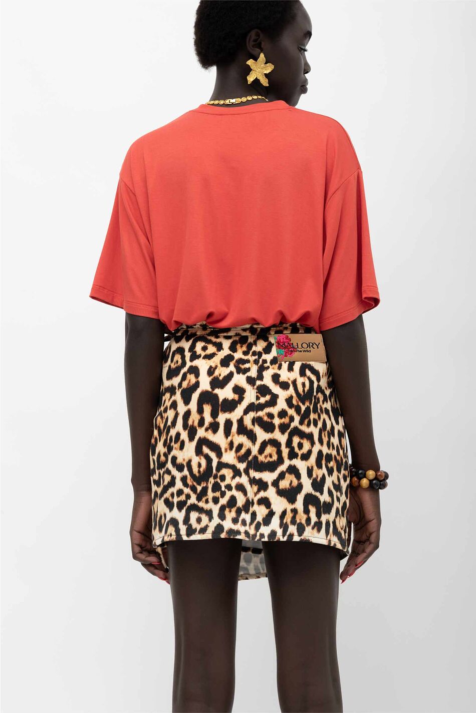 YARA DENIM WRAP SKIRT