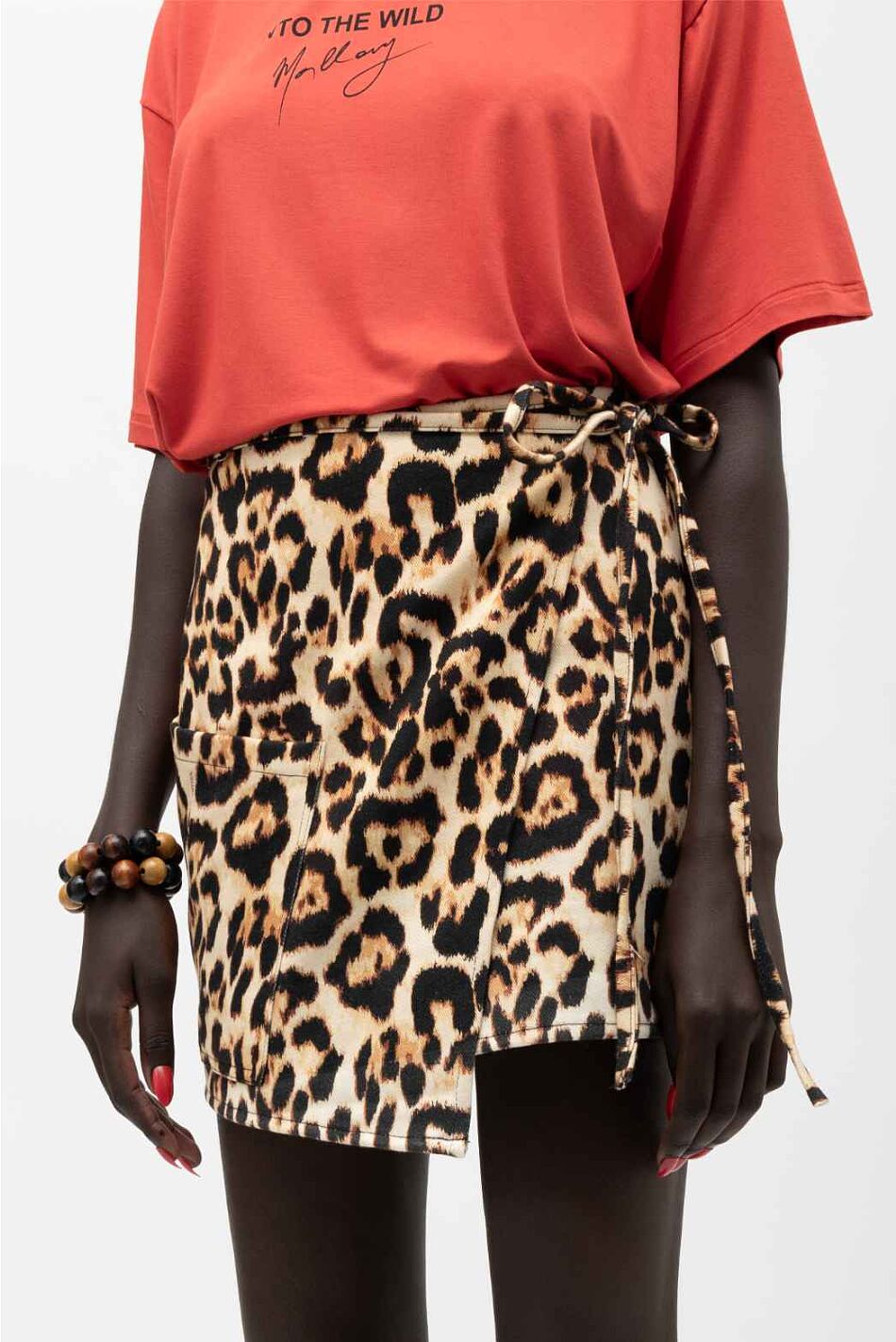YARA DENIM WRAP SKIRT