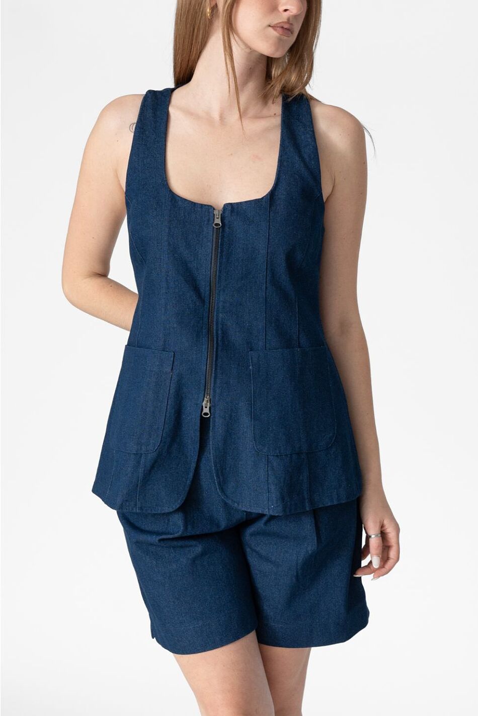 DENIM BERMOUDA SHORTS