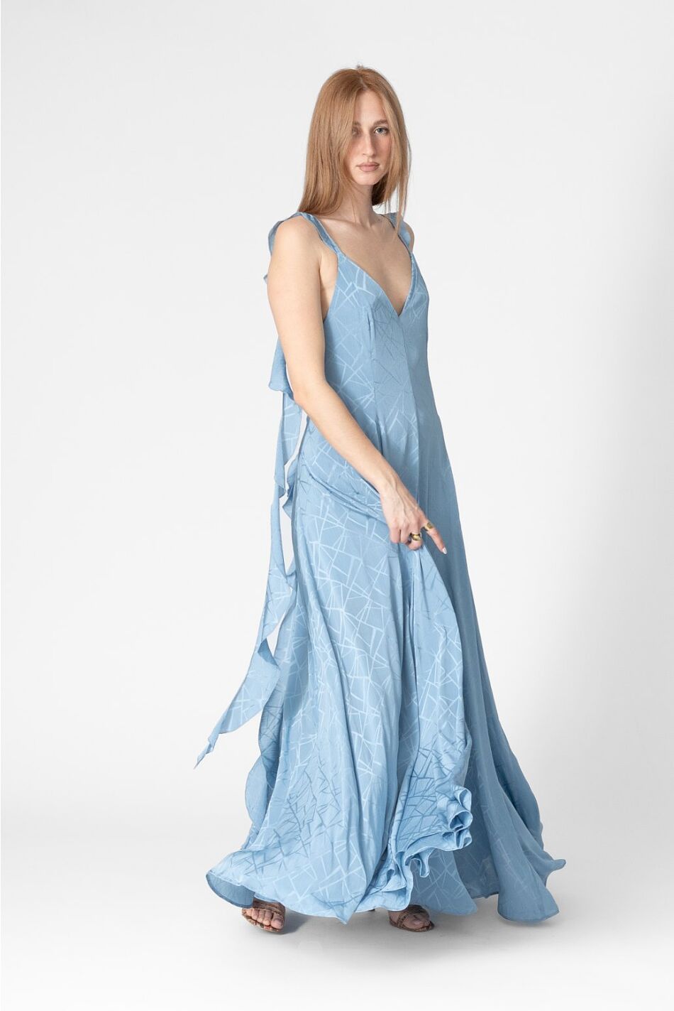 FLARE LONG DRESS