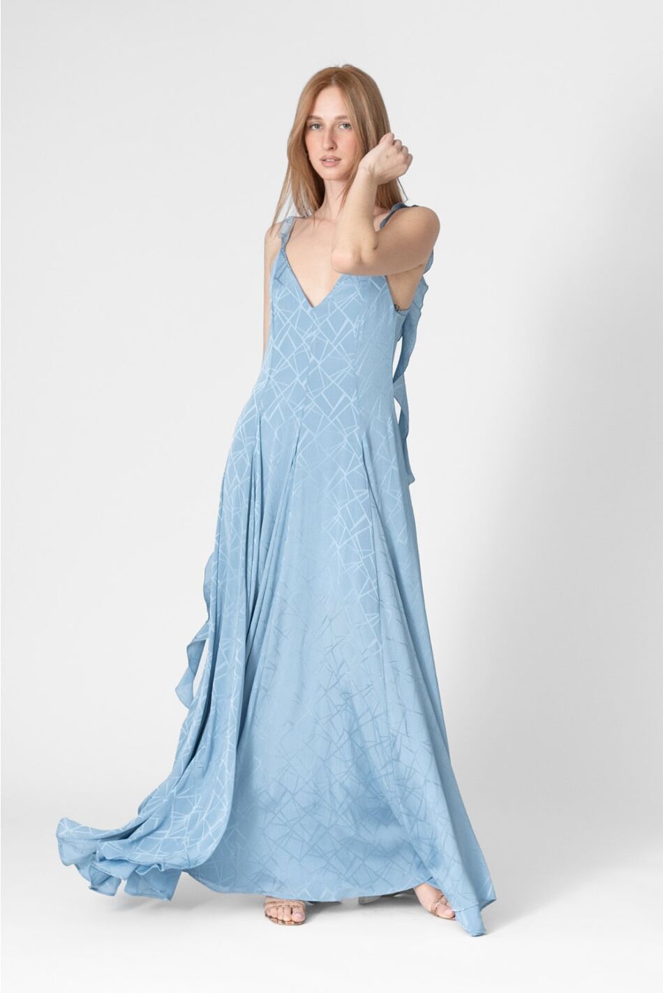 FLARE LONG DRESS