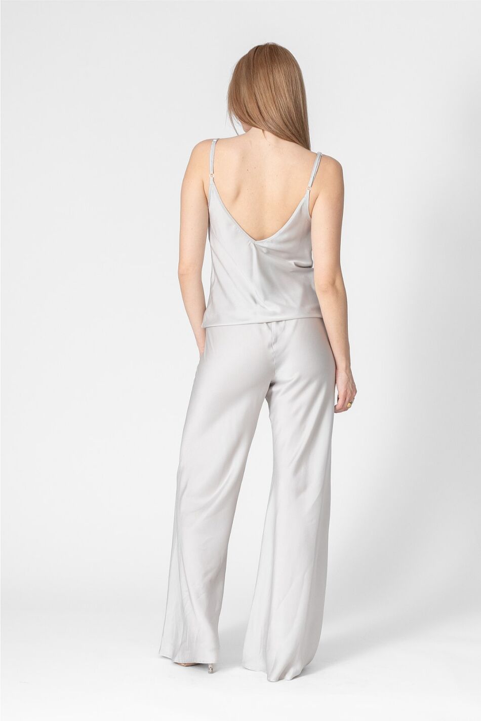 SATIN DRAPE TOP