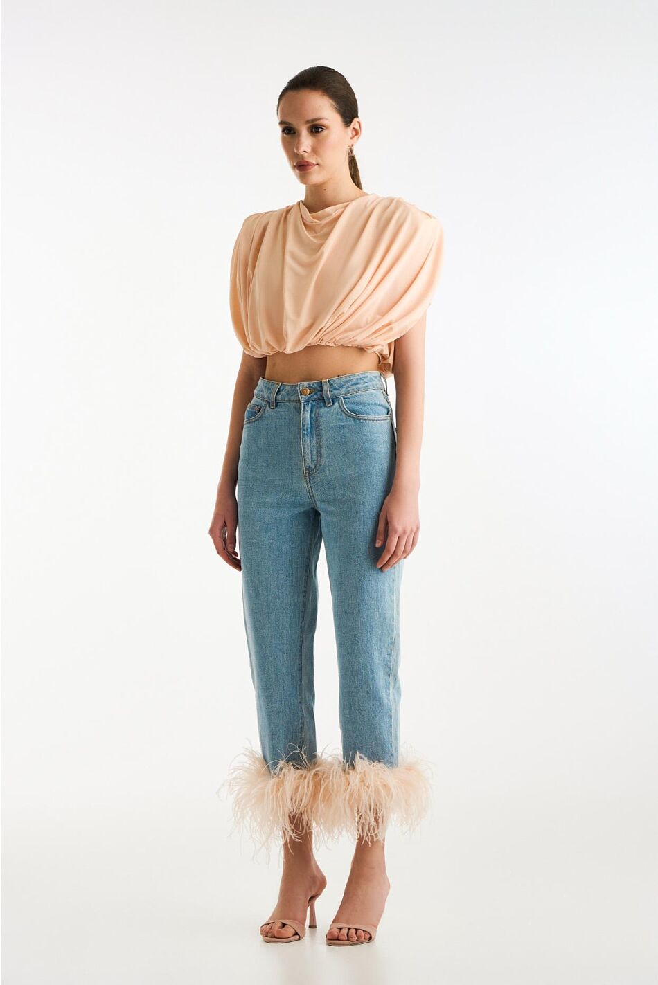 Lora Denim Feather