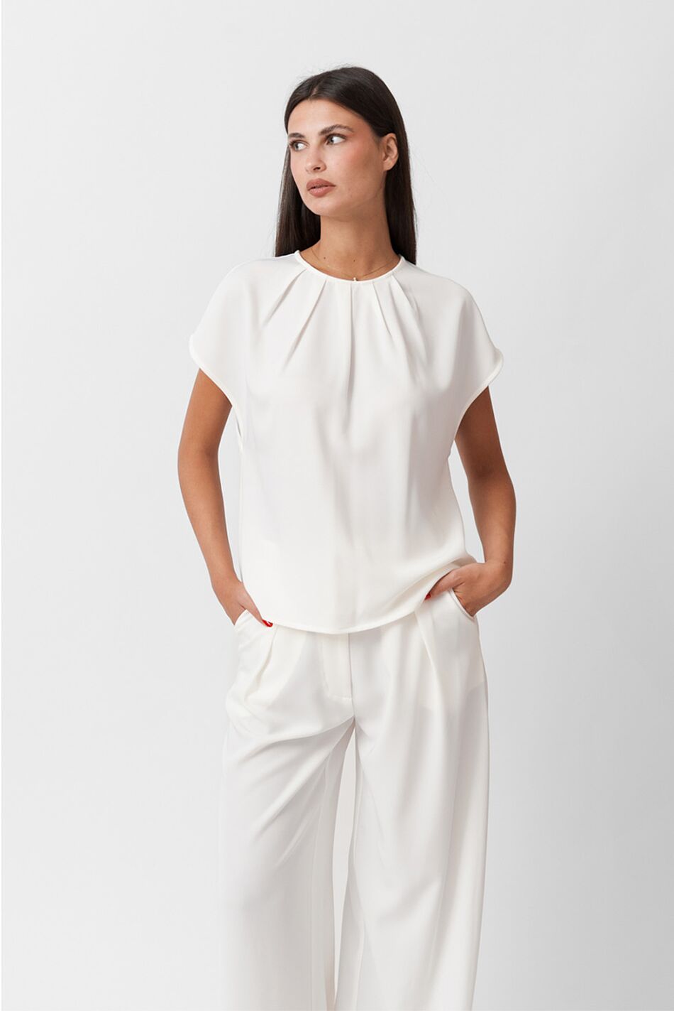 TOP WITH PLEATS