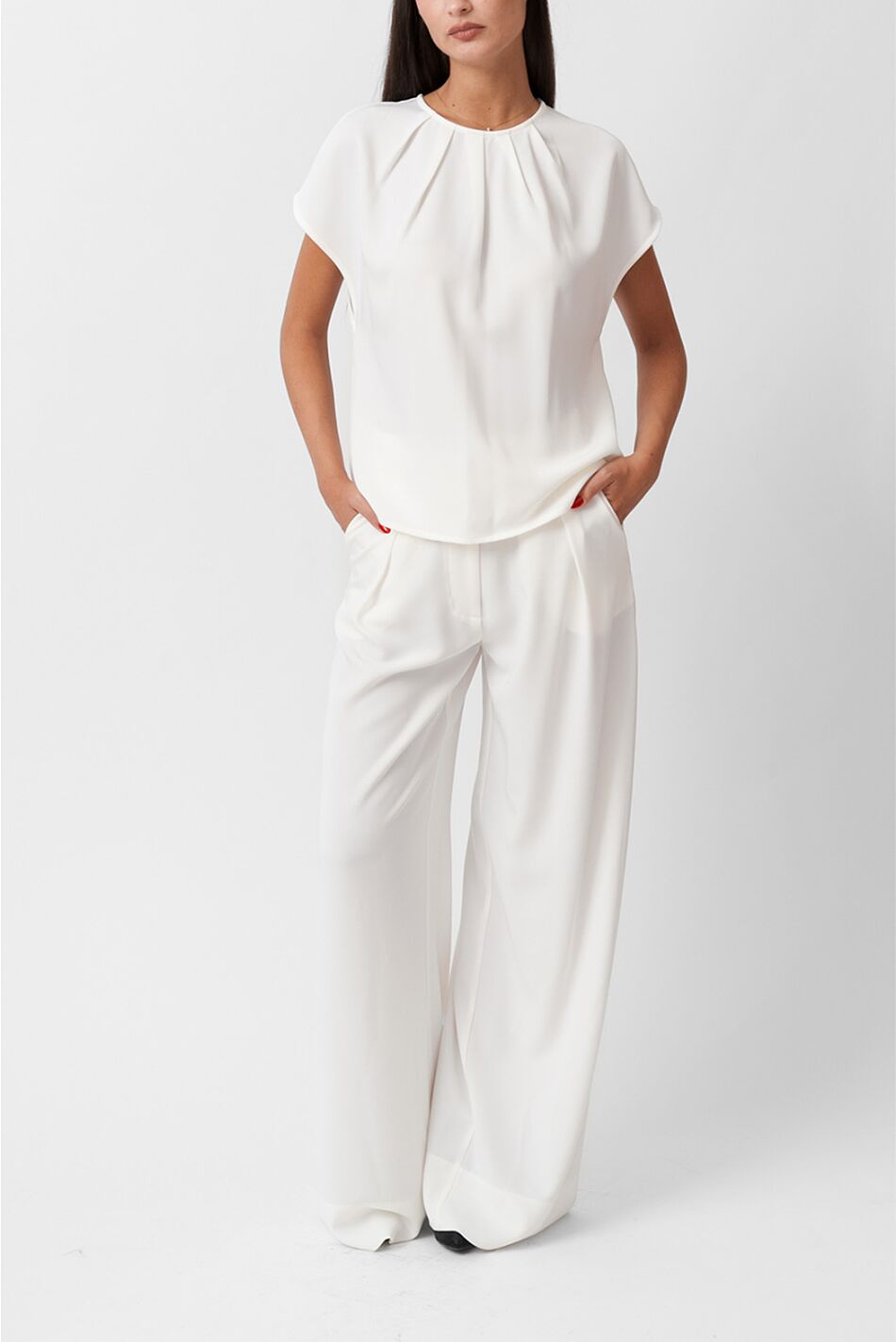 TOP WITH PLEATS