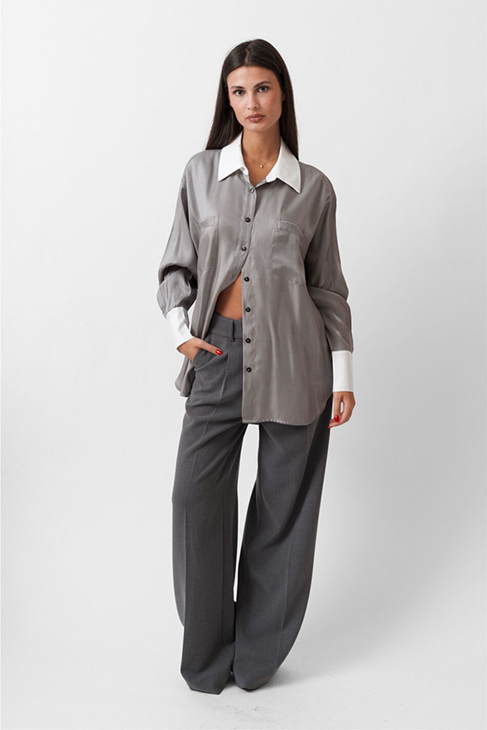 SATIN SHIRT