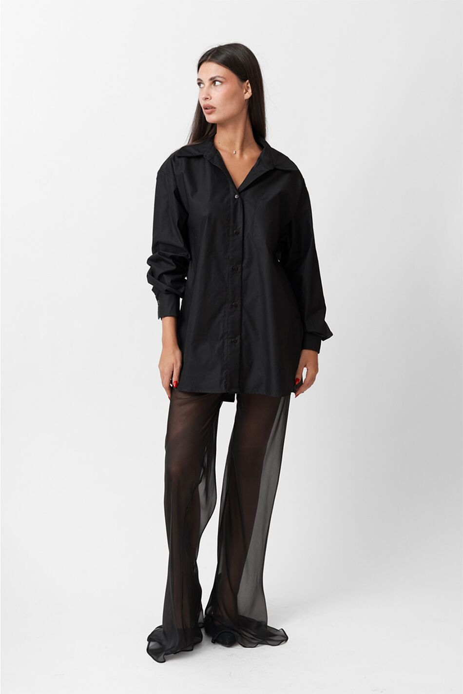 BUTTON BACK SHIRT