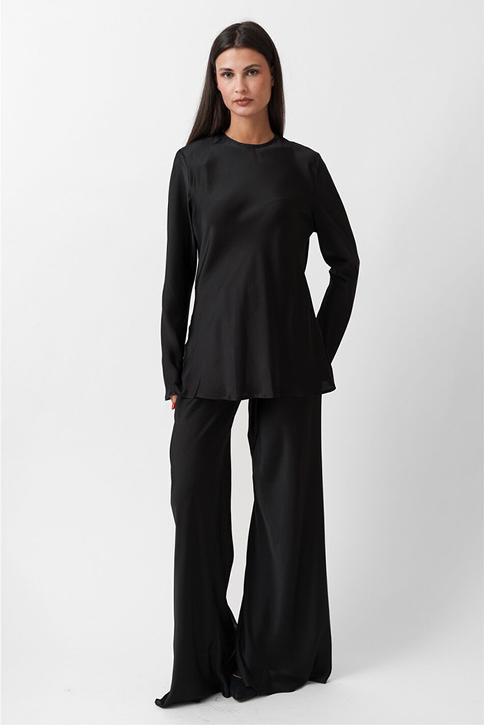 SATIN LONGSLEEVE TOP