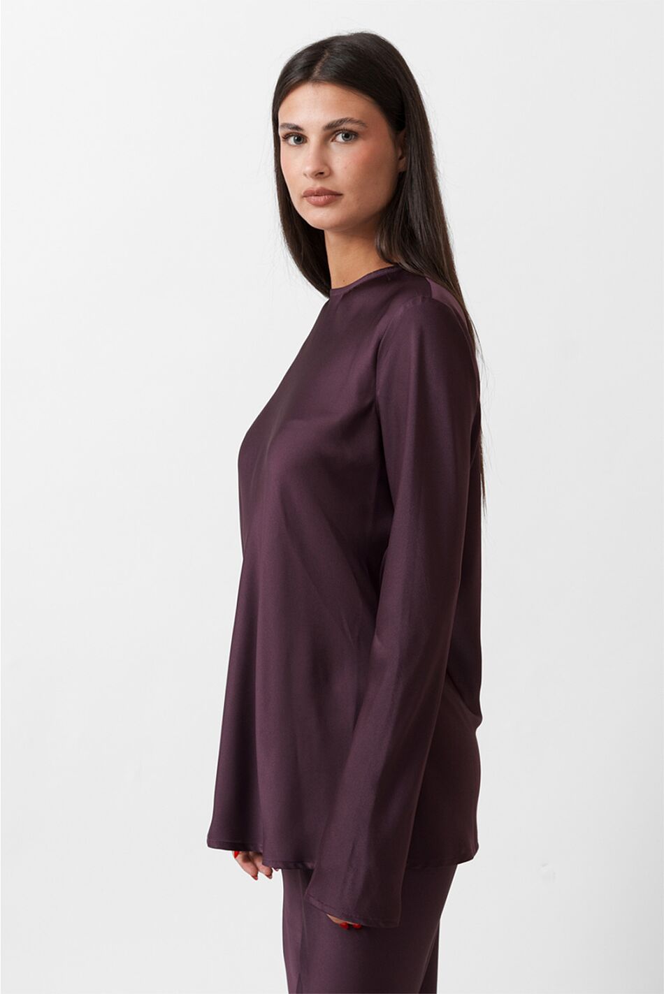 SATIN LONGSLEEVE TOP