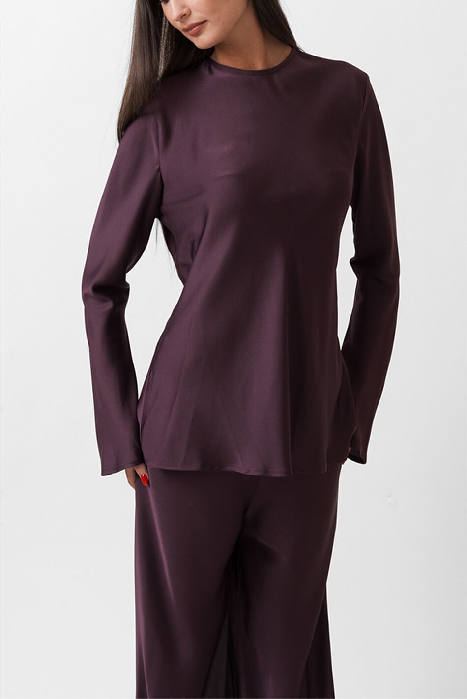 SATIN LONGSLEEVE TOP