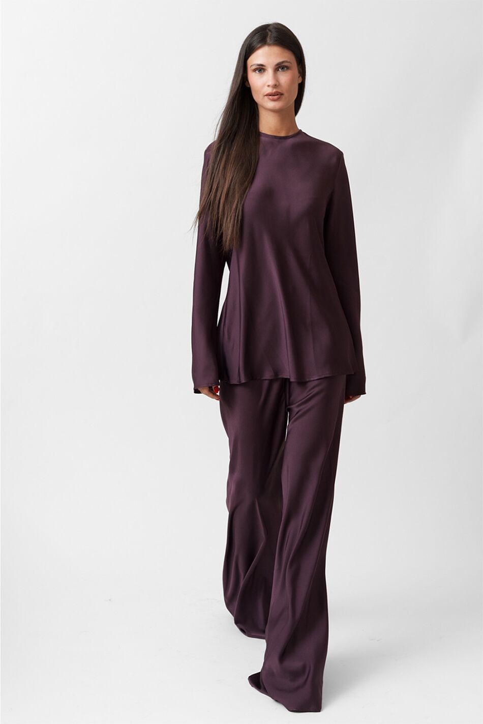SATIN LONGSLEEVE TOP