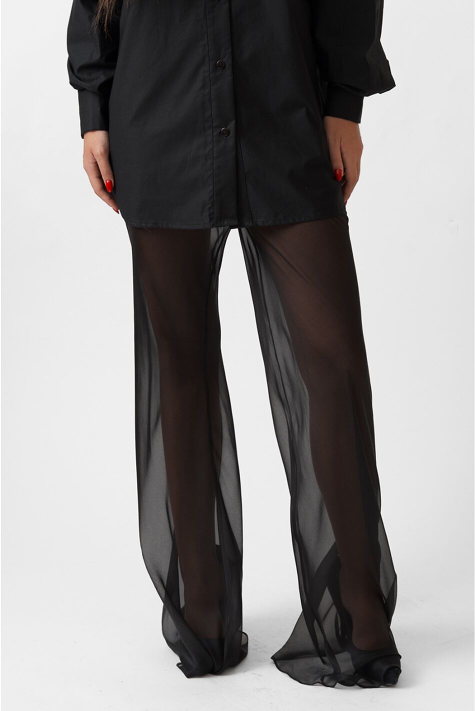 SILK SHEER PANTS