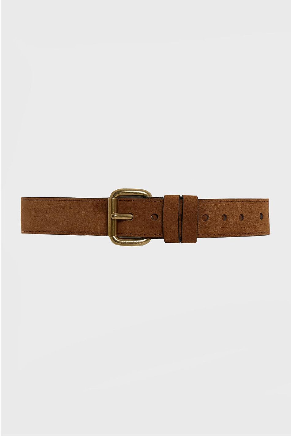 POWER LEATHER BELT BROWN