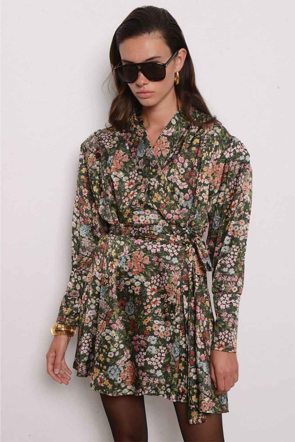ROVENA MINI WRAP DRESS