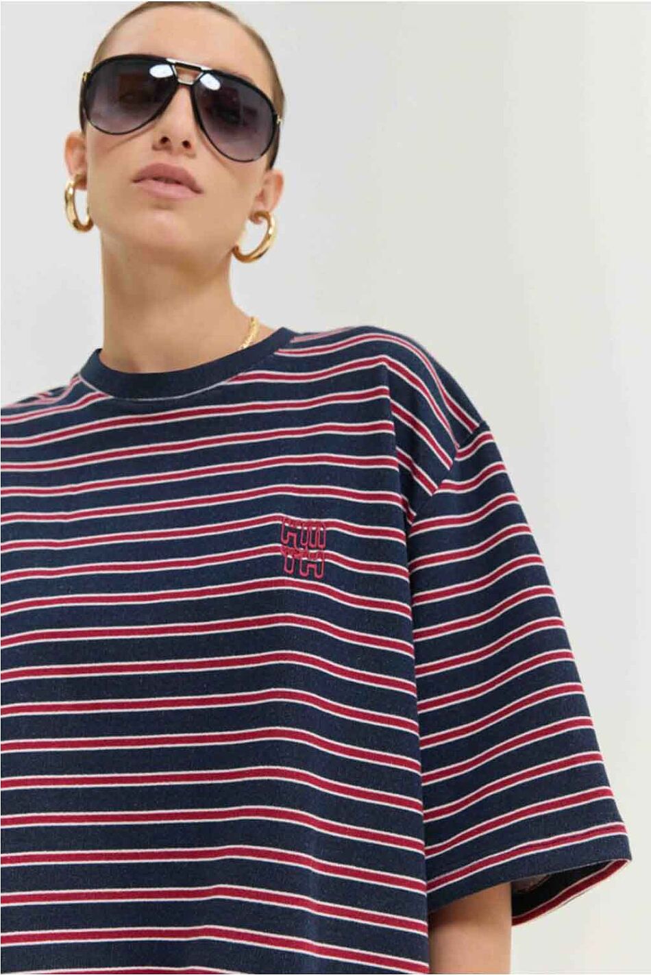 SAHARA STRIPES T-SHIRT