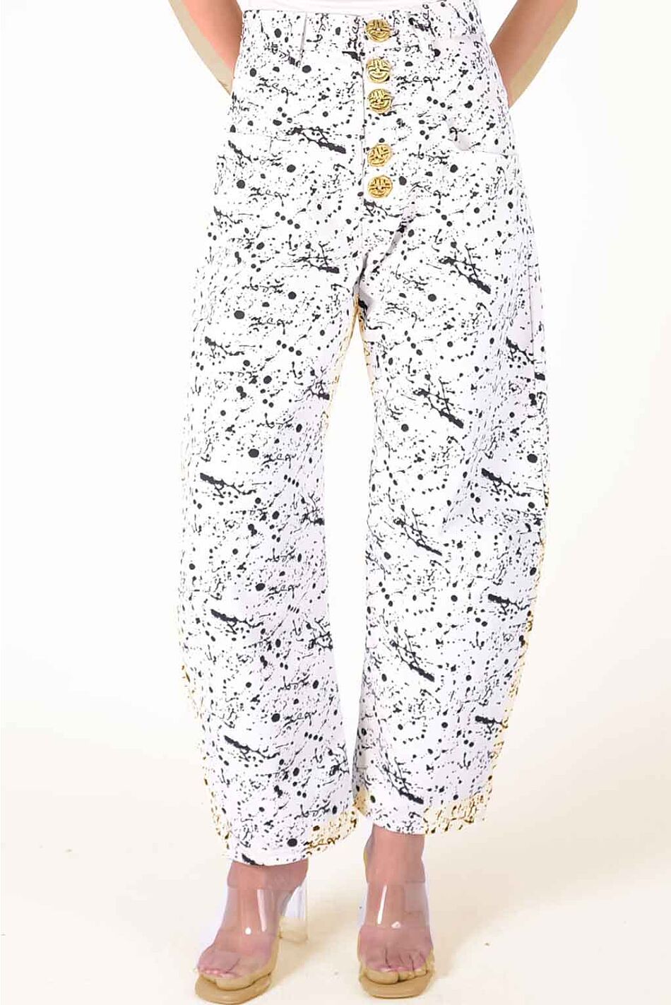 MARY OFF-WHITE BRUSHED