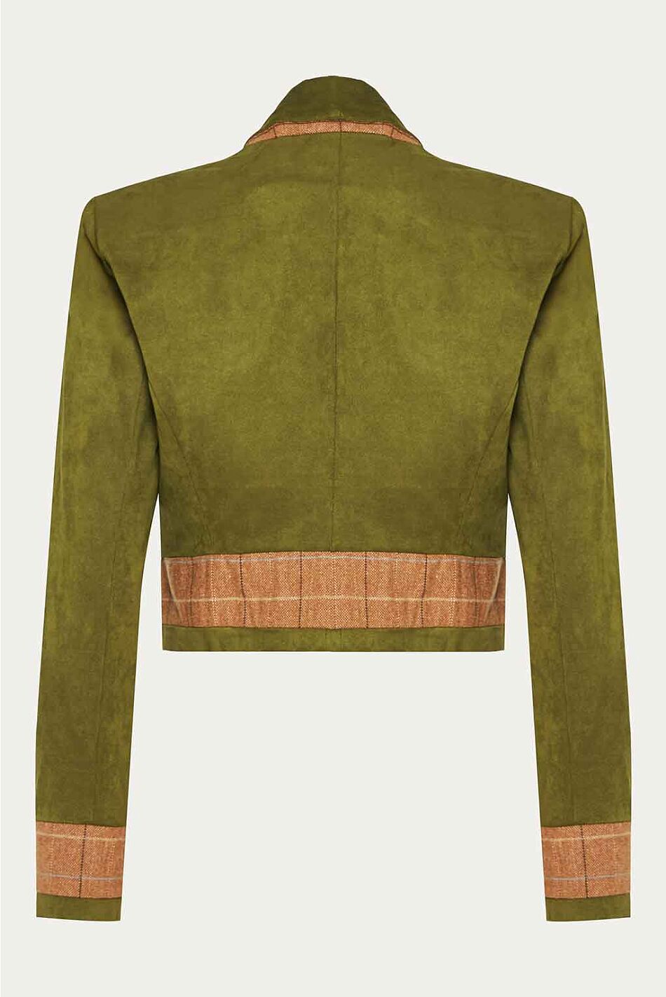 FEATHER CROPPED JACKET