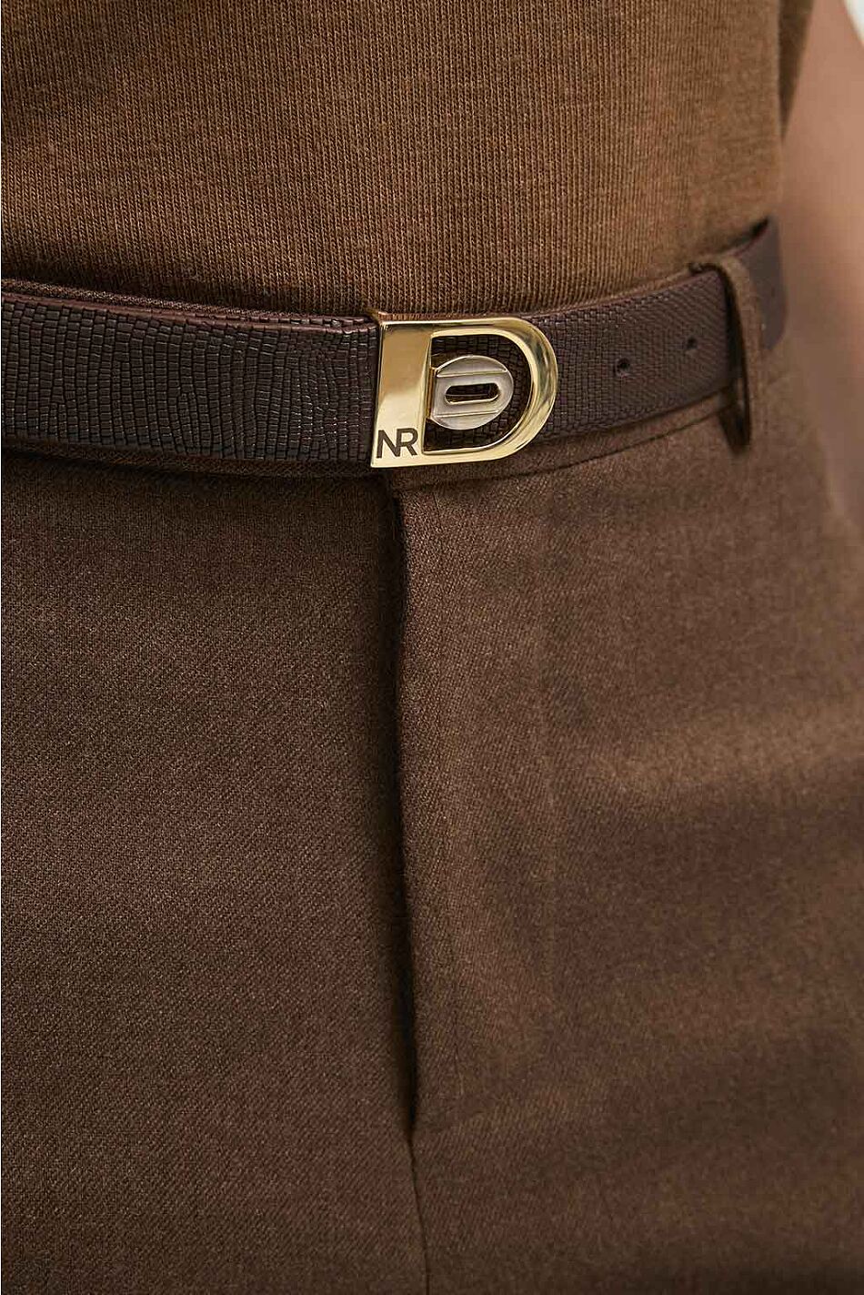 REI LEATHER  BELT DOUBLE SIDED