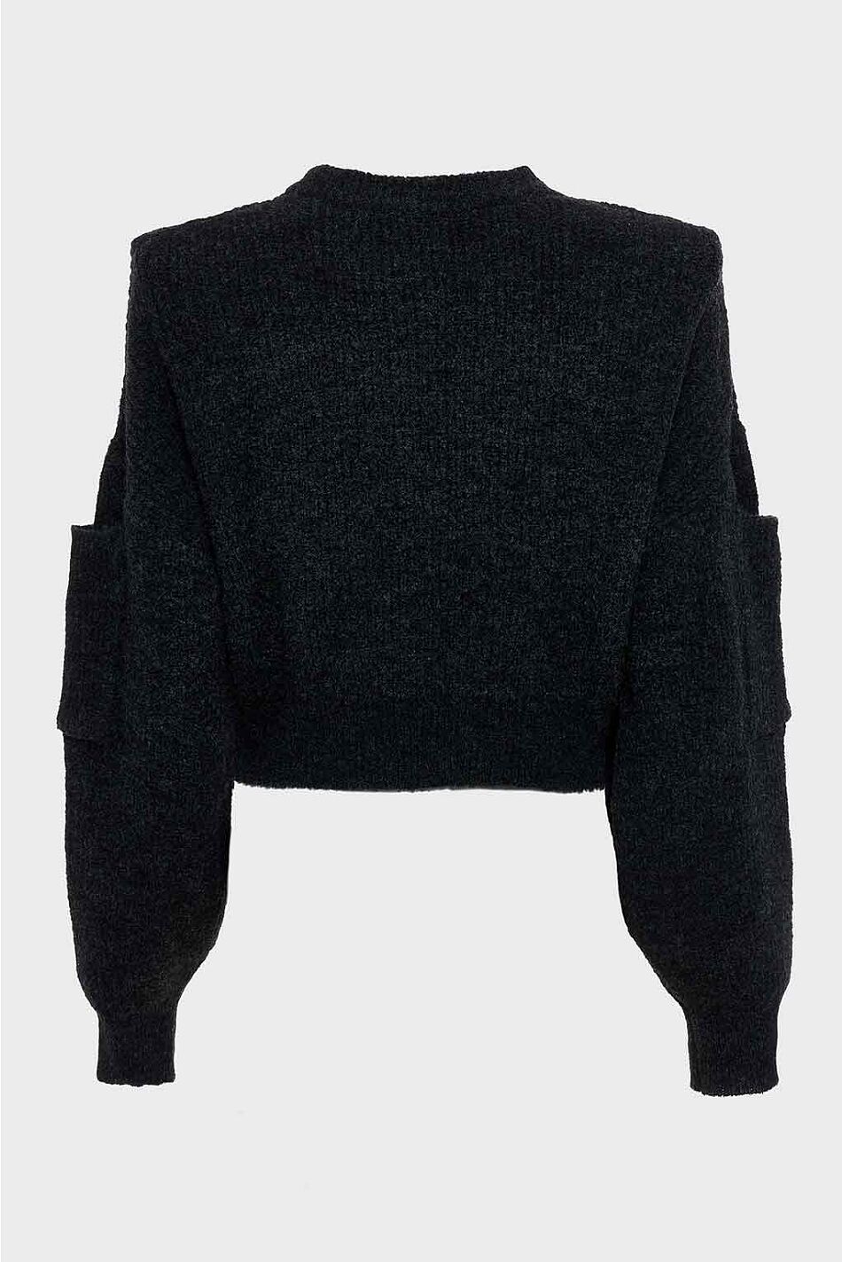 DONNA KNITTED CROPPED BLOUSE