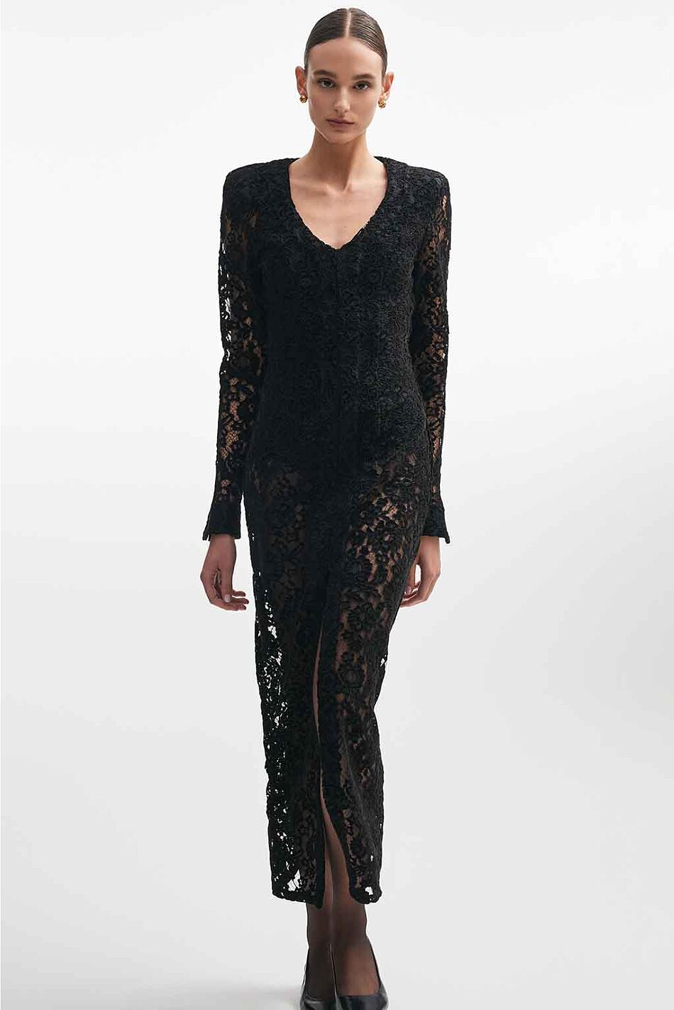LACER MAXI DRESS