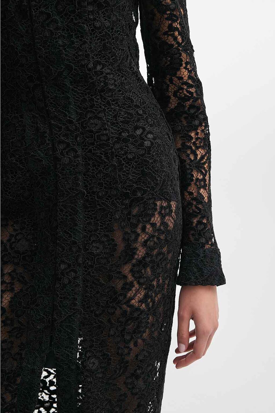 LACER MAXI DRESS