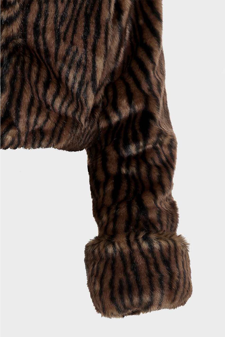 THROWBACK FUR CROPPED JACKET