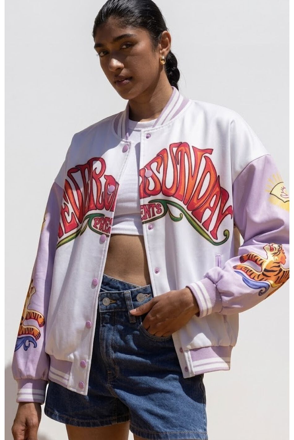 NEVER SUNDAY JACKET WHITE