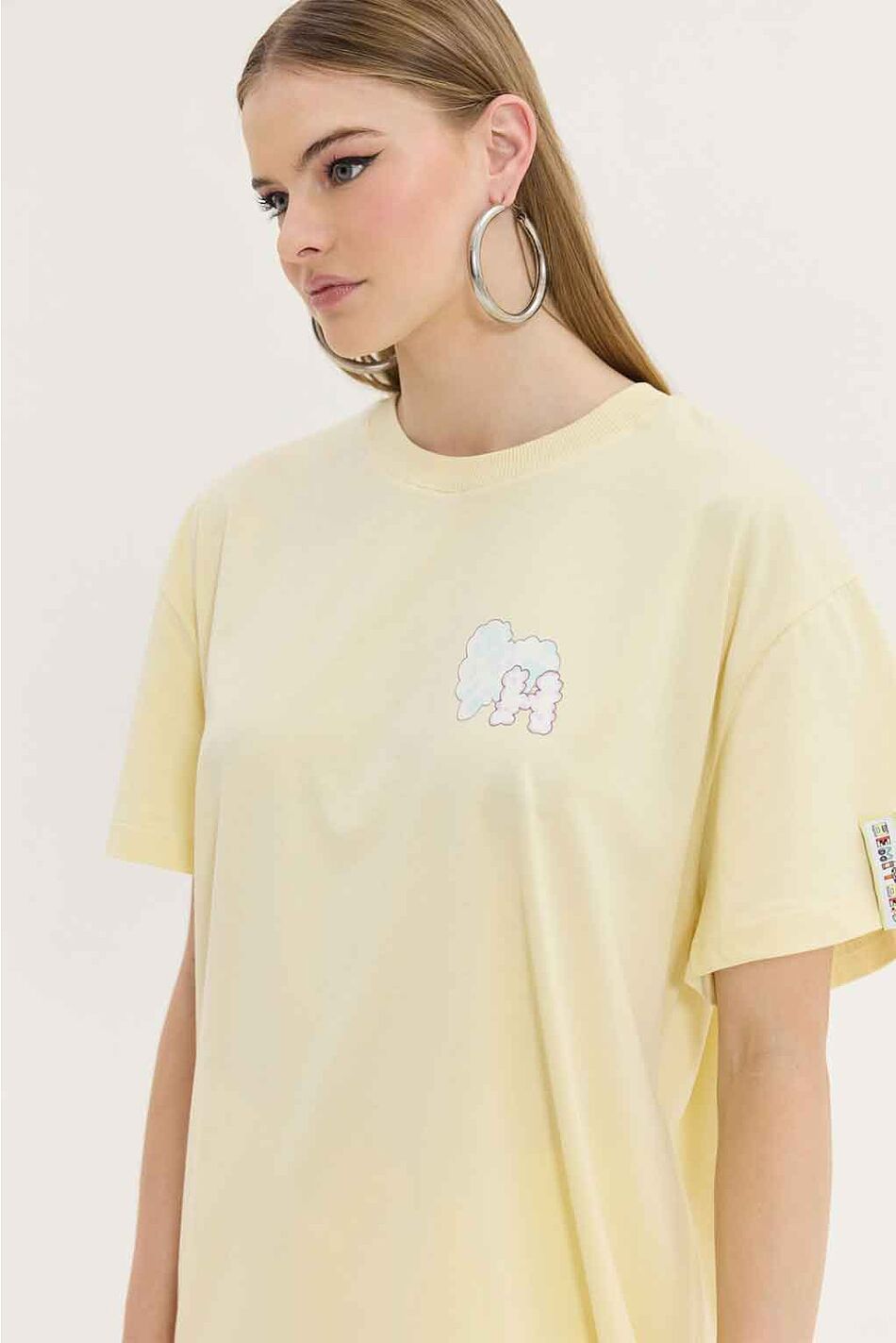 CHEETAH T-SHIRT YELLOW CLOUDS