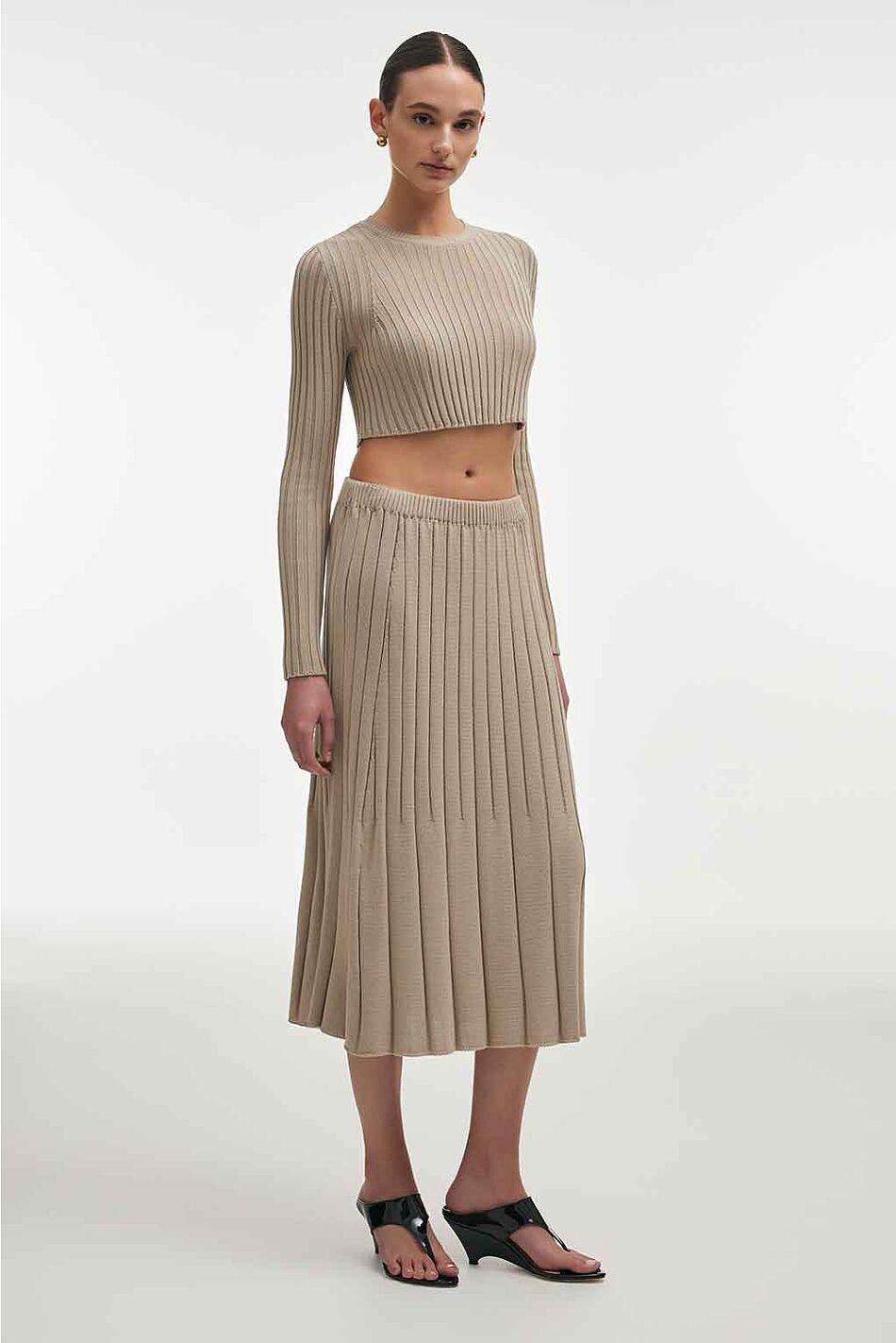 FEMME  KNITTED SKIRT