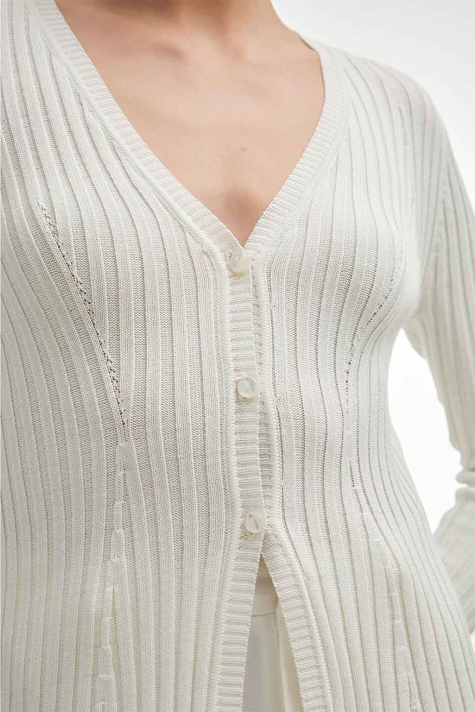 FEMME  KNITTED CARDIGAN