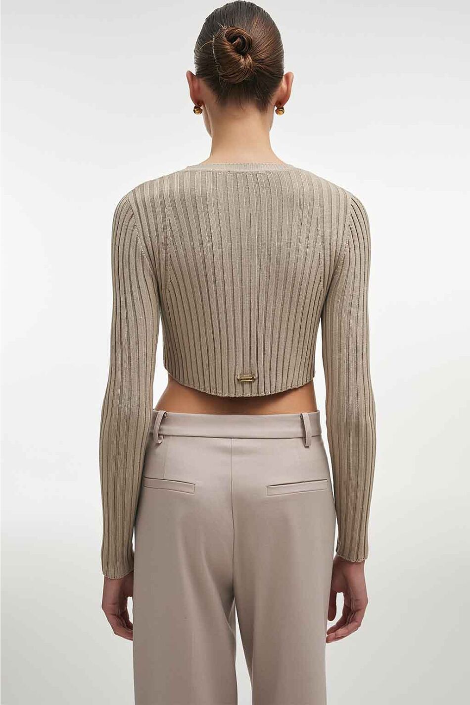 FEMME  KNITTED CROP TOP
