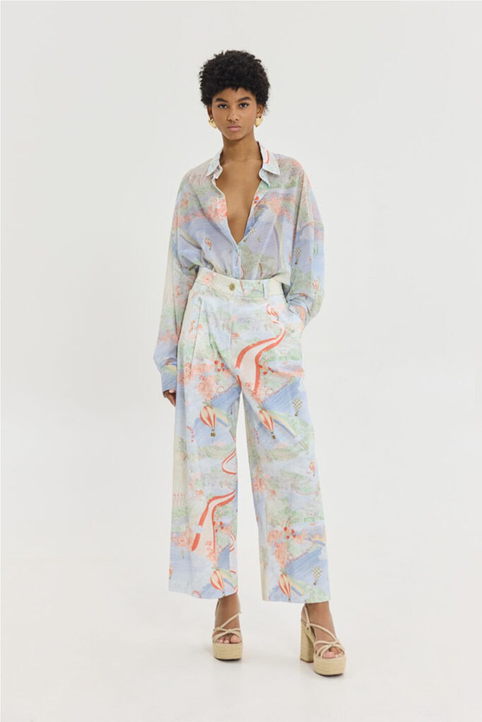 HEATHER SHIRT RAINBOW LADDER