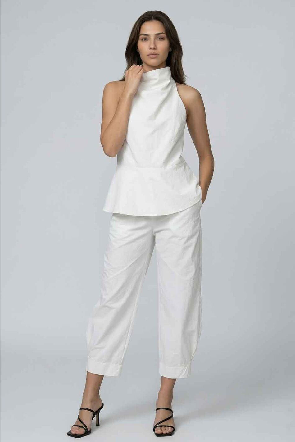 HIGH WAIST CARGO PANTS