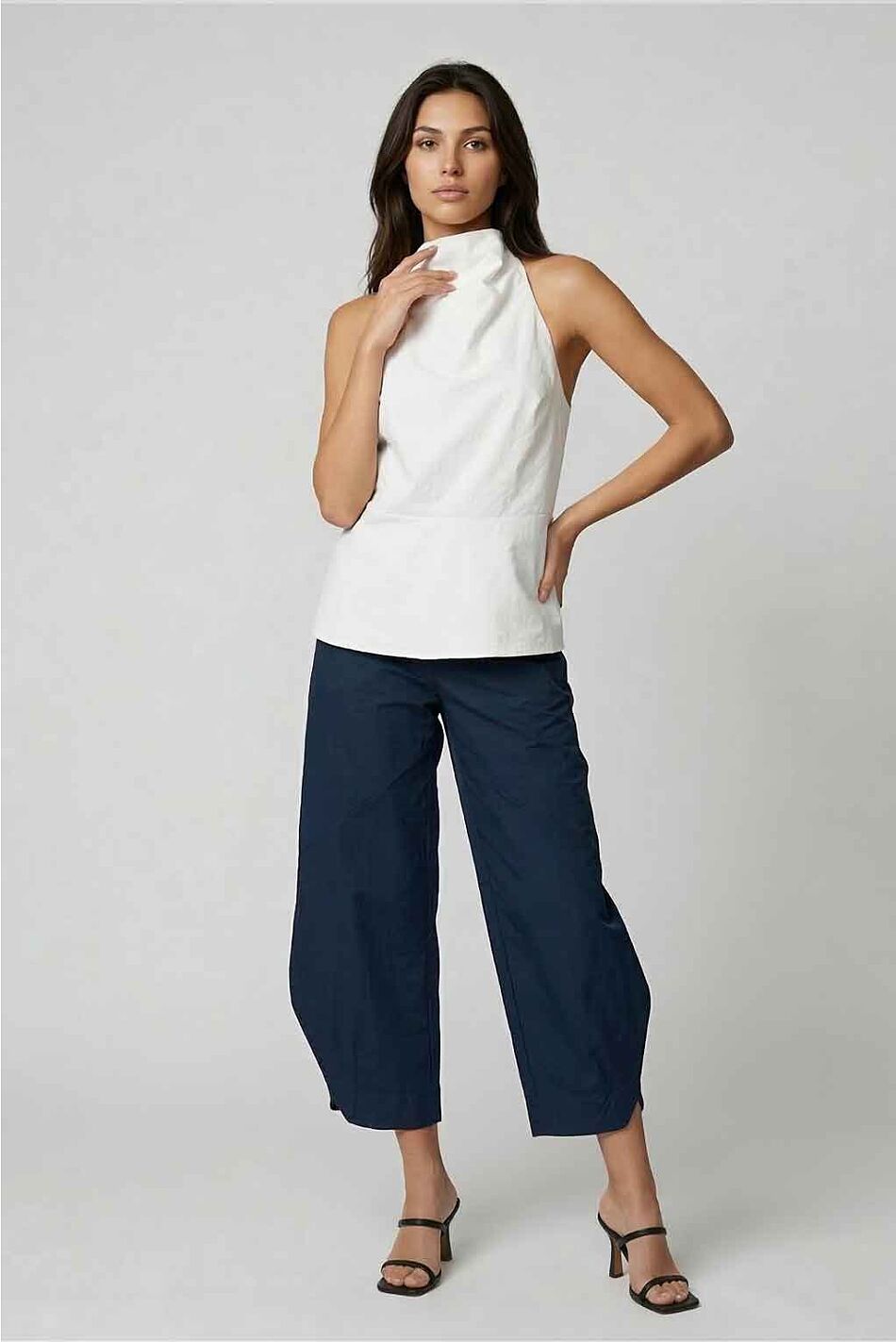 HIGH WAIST CARGO PANTS