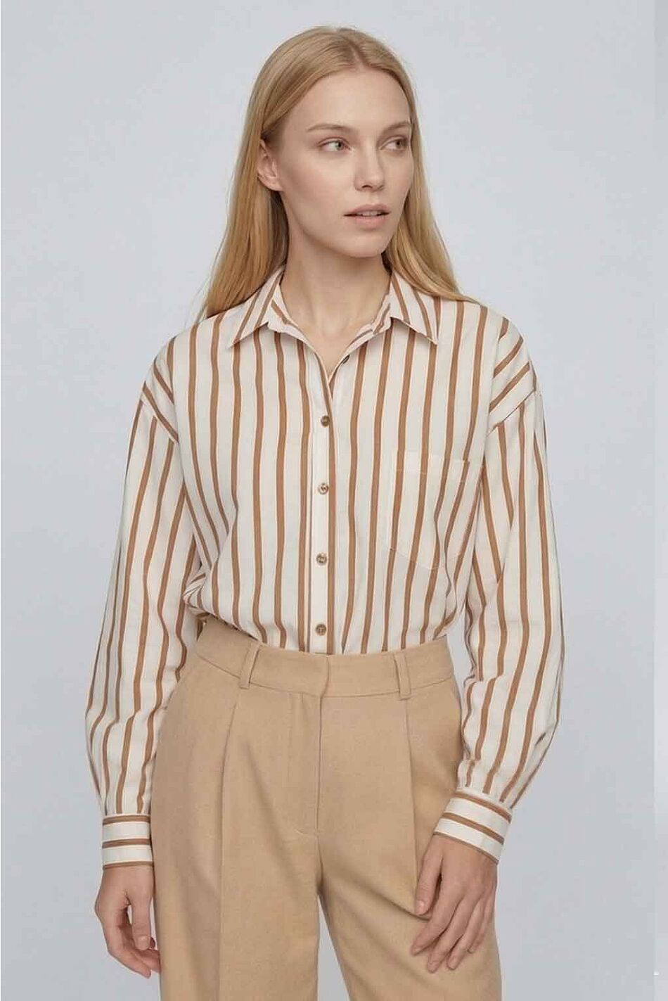 POPLIN STRIPED SHIRT