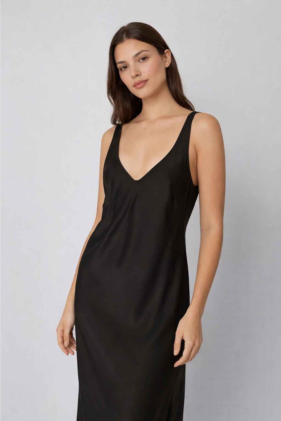 SILKY SLIP DRESS