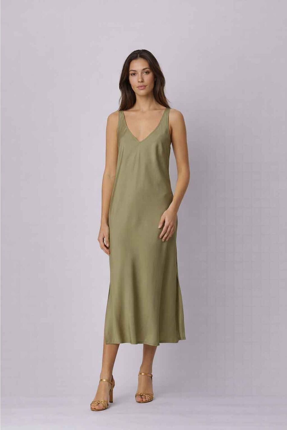 SILKY SLIP DRESS