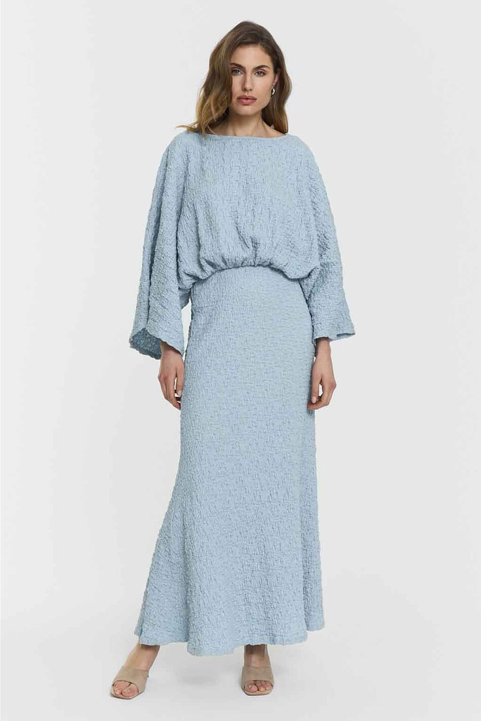 ALESSIA DRESS ILLUSION BLUE