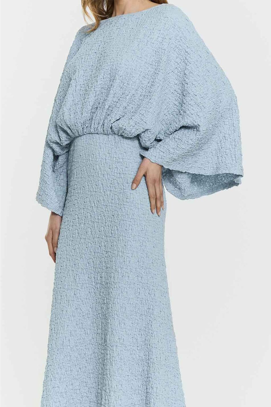 ALESSIA DRESS ILLUSION BLUE