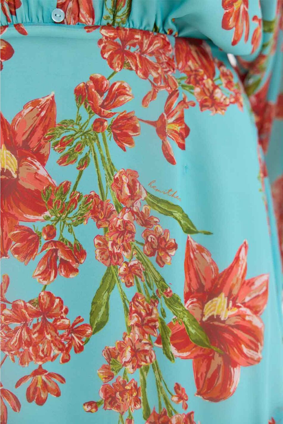 BARI DRESS AQUA