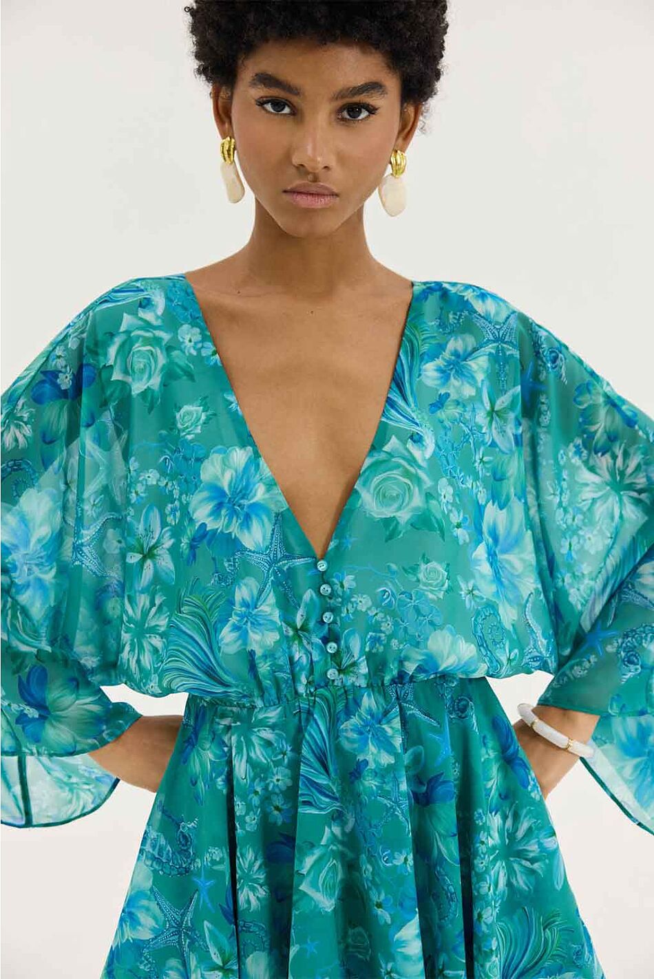 CELINE DRESS GREEN