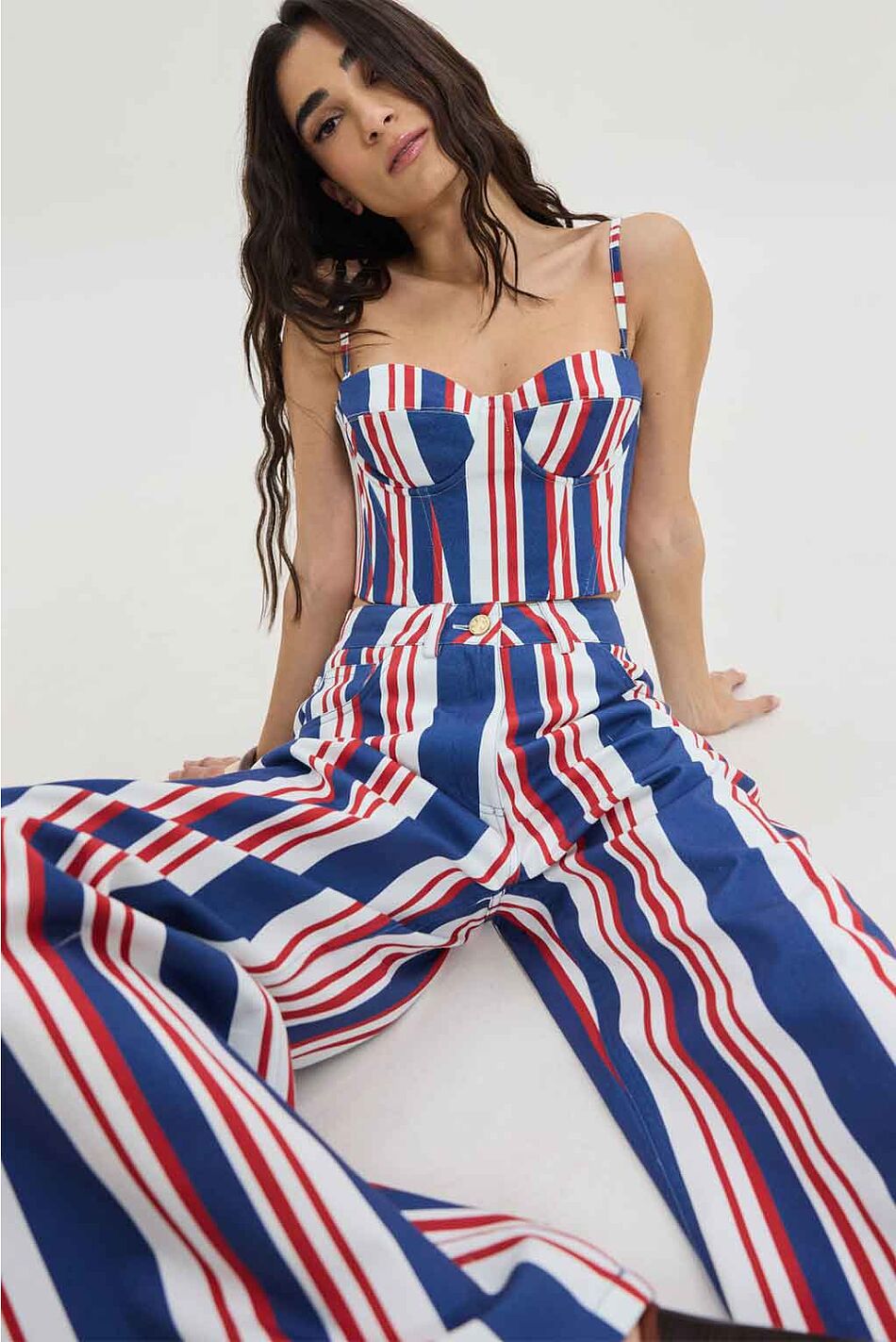 CHARIS TOP NAUTICA STRIPES