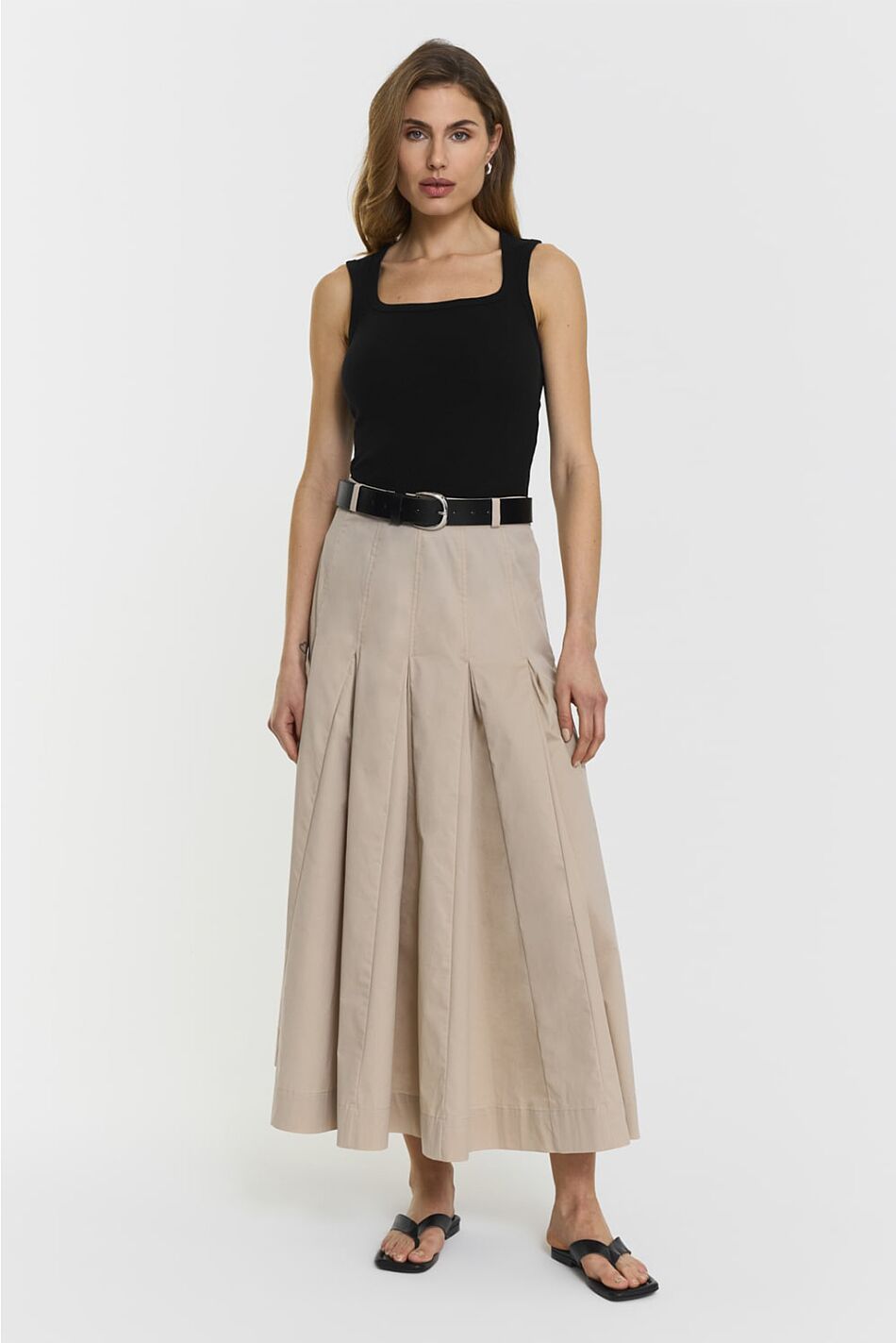 DINE SKIRT BEIGE