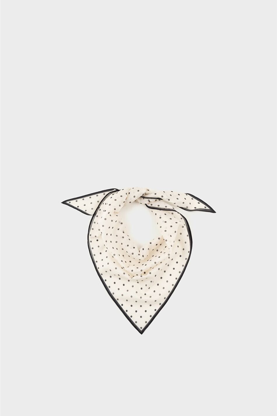 FARINA SILK-BLEND SCARF DOT
