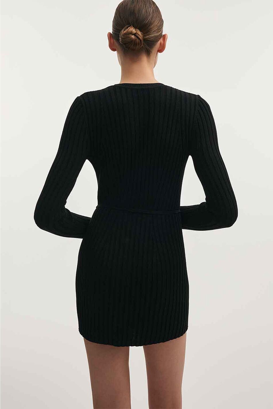 FEMME  KNITTED MINI DRESS
