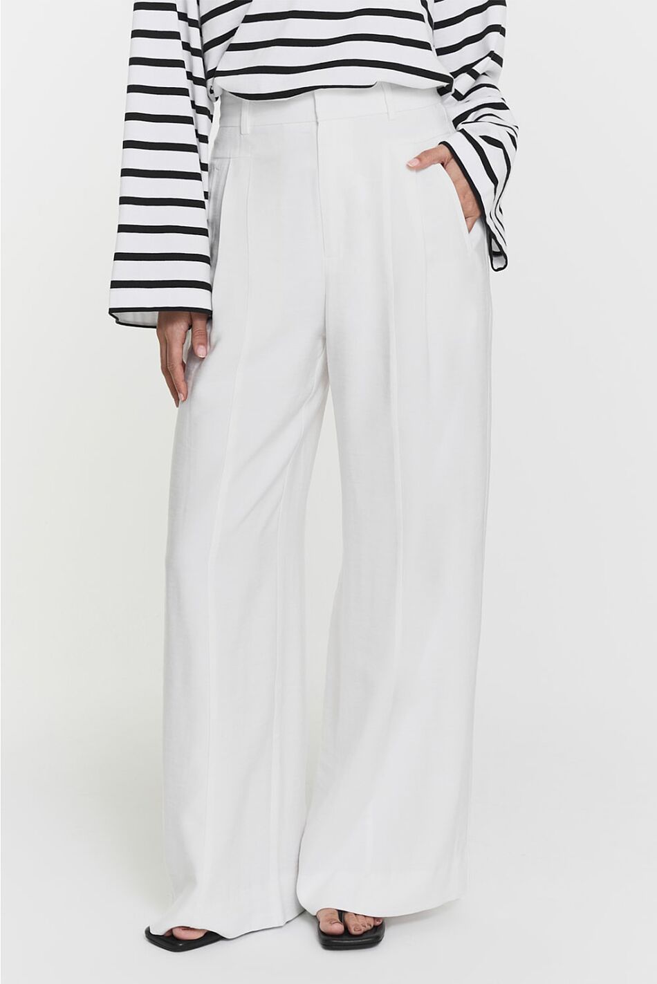 LILIA TROUSERS IVORY