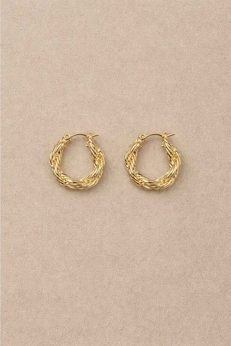 LINI HOOPS GOLD PLATED